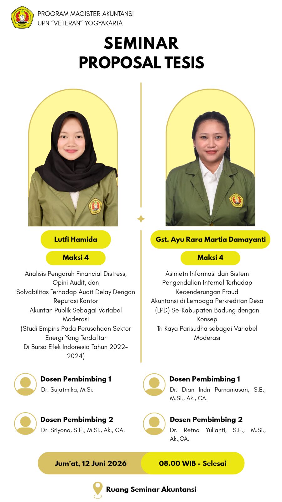 Program Studi Akuntansi <br/> Program Magister